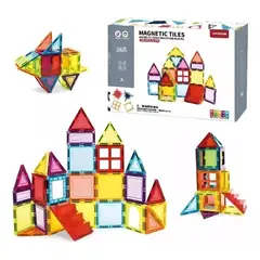 GENERICO - Juego De Construcción Imanes Magnéticos 26 Piezas 3d Niños