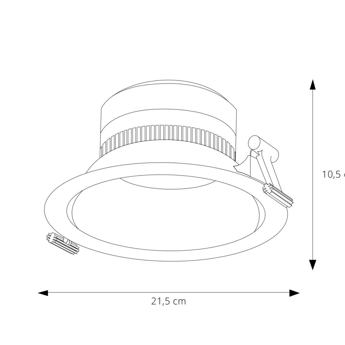 PHILIPS - Foco Embutido Professional Philips Greenspace Downlight 16w 3000k