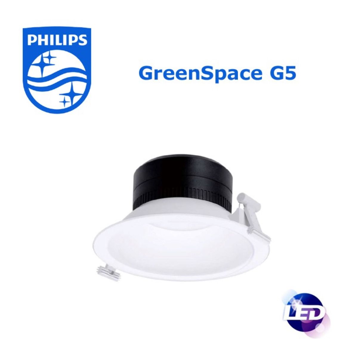 PHILIPS - Foco Embutido Professional Philips Greenspace 17w 22cm Luz calida