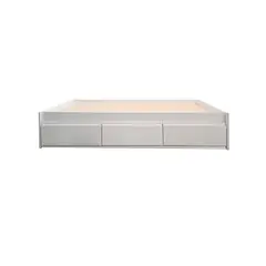 DECORACION CREATIVA - Cama Infantil 1.5 Plazas 3 Cajones Minimal Blanca