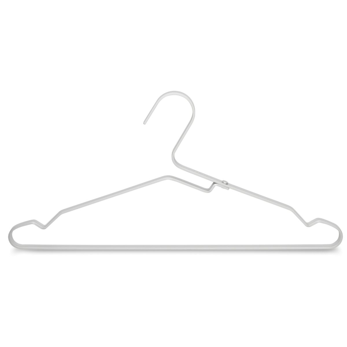 BRABANTIA - Set de 4 Colgadores de Ropa Aluminio Silver