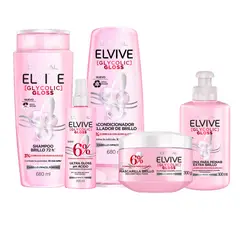 ELVIVE - Cuidado Cabello Glycolic Gloss 72hr Brillo y Suavidad