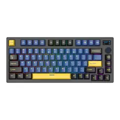 FANTECH - Teclado Gamer MAXFIT 81 MK910 VIBE Grand Cobalt Inalambrico SW Red