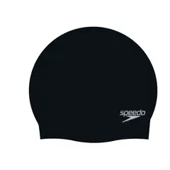 SPEEDO - Gorro Natación Plain Moulded Silicona Negro