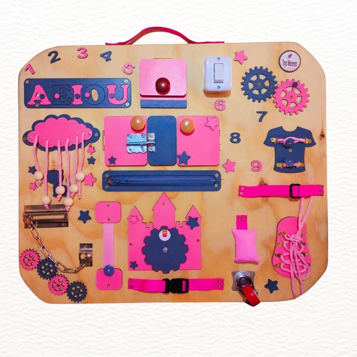 GENERICO - PANEL  SENSORIAL APRENDIZAJE 50X60 CMS