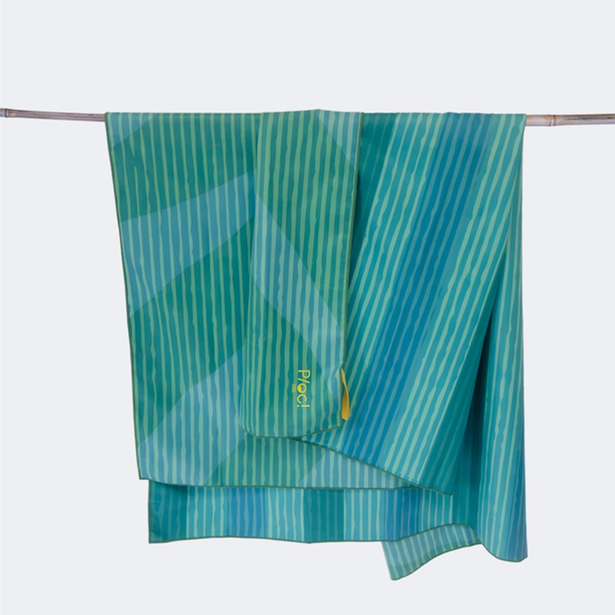 PLOC - Toalla Microfibra Ploc Tamaño Familiar Alga Verde Ecofriendly