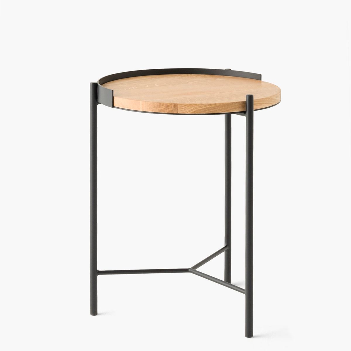 FORM DESIGN - Mesa Lateral Trantor 40 Natura/Negro Form