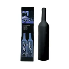 SOLEIO - Set Descorchador De Vinos Estuche Botella Decorativo