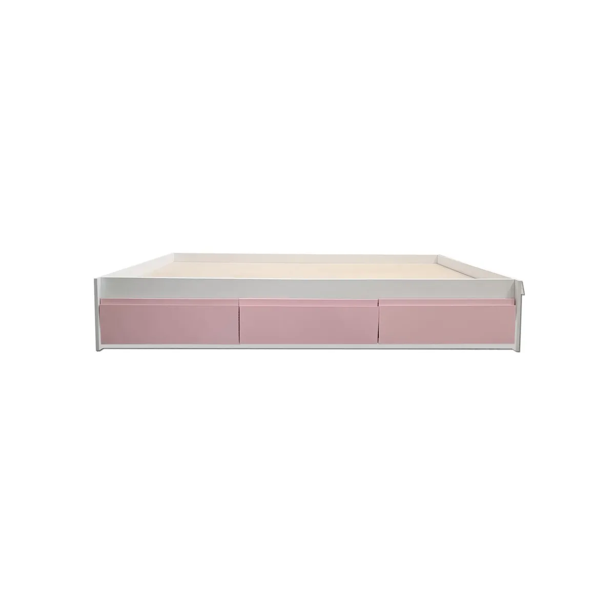 DECORACION CREATIVA - Cama Infantil 1.5 Plazas 3 Cajones Minimal Rosado