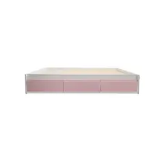 DECORACION CREATIVA - Cama Infantil 1.5 Plazas 3 Cajones Minimal Rosado