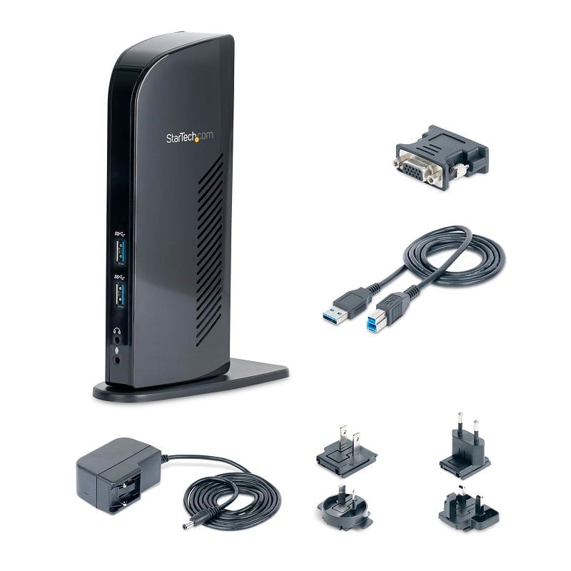 STARTECH - Adaptador Startech Hub USB-A2Jack352 a RJ-45DVIHDMIUSB-BUSB-A4DC Multipuertos