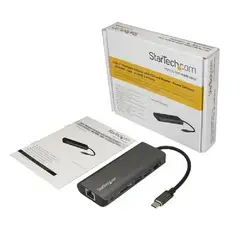 STARTECH - Adaptador Hub USB-C a HDMI/RJ-45/SD/USB-A(2)/USB-C(energia) 6 Puertos