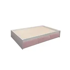 DECORACION CREATIVA - Cama Infantil 1 Plaza 3 Cajones Minimal Rosado