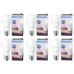 PHILIPS - Set 6 Ampolletas Led 9.5w E27 Luz Calida 806 Lm