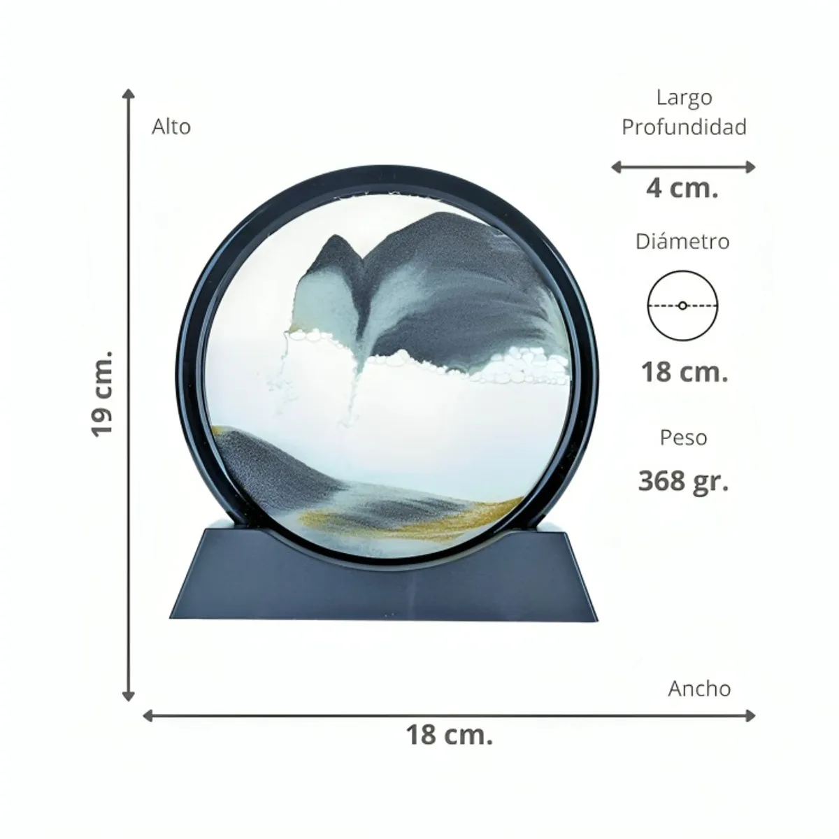 OEM - Luz de Arena Negro Blanco