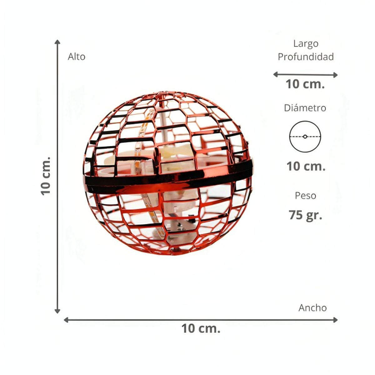 OEM - Pelota Voladora Rojo
