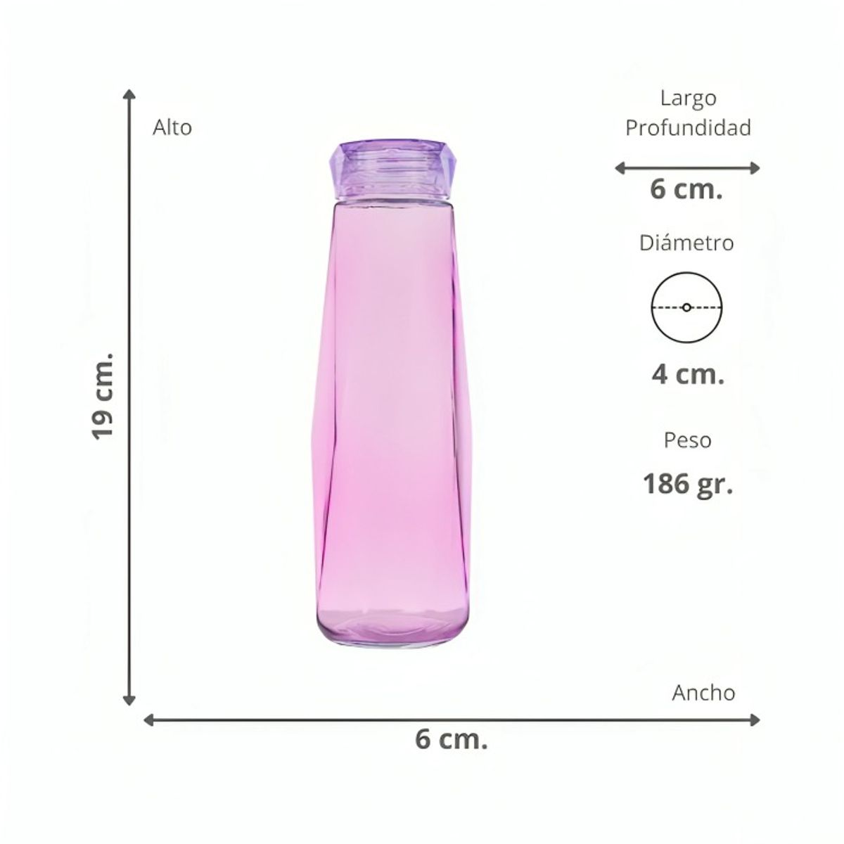 OEM - Botella Diamante Azul