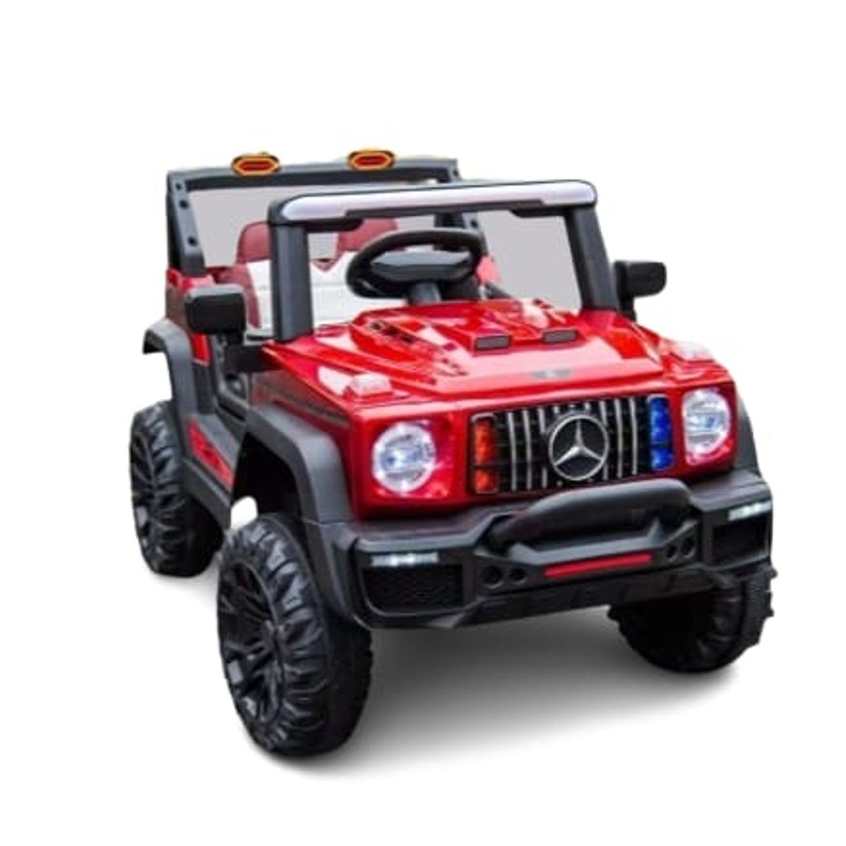 GENERICO - Jeep Electrico A Bateria 12V Modelo 9888 Rojo