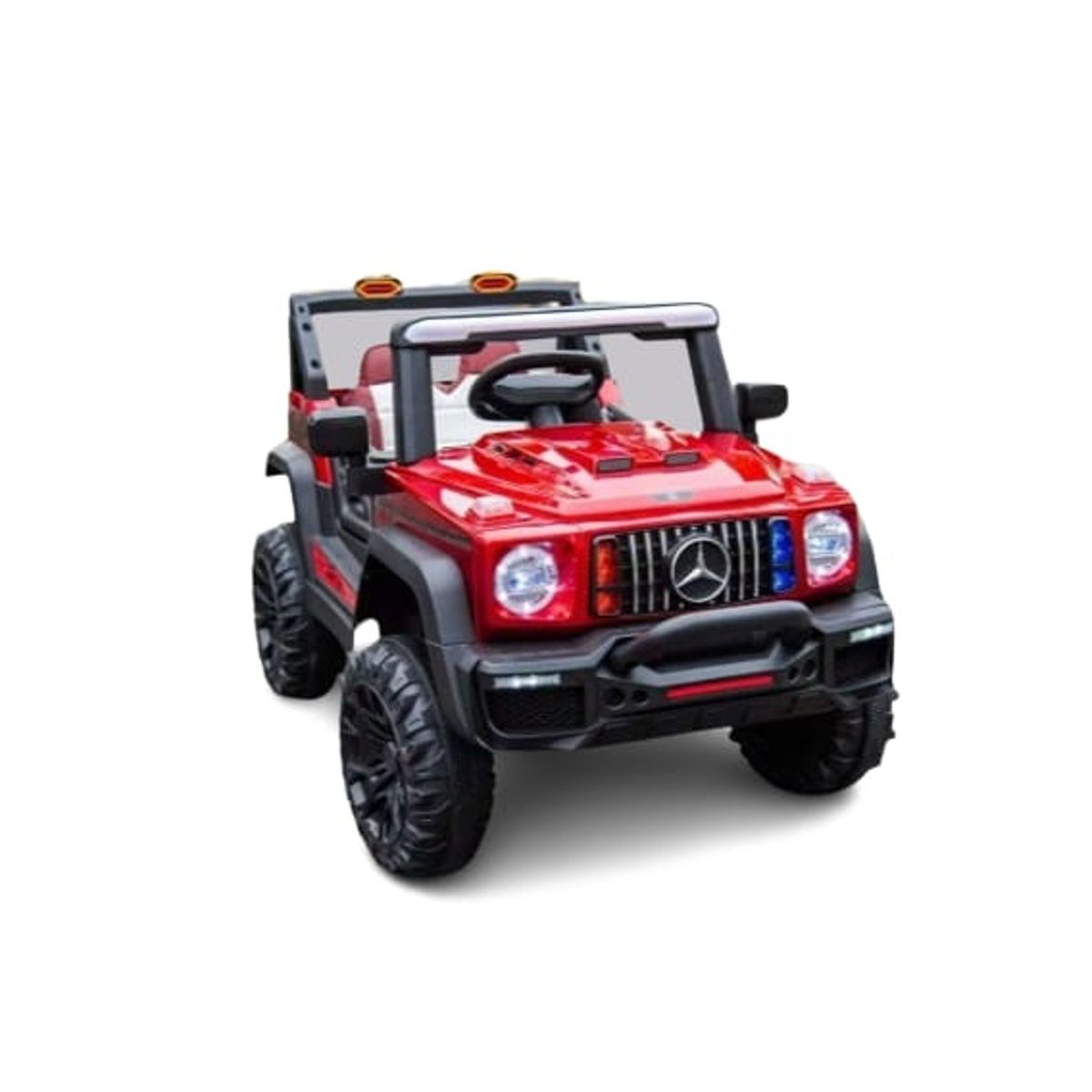GENERICO - Jeep Electrico A Bateria 12V Modelo 9888 Rojo