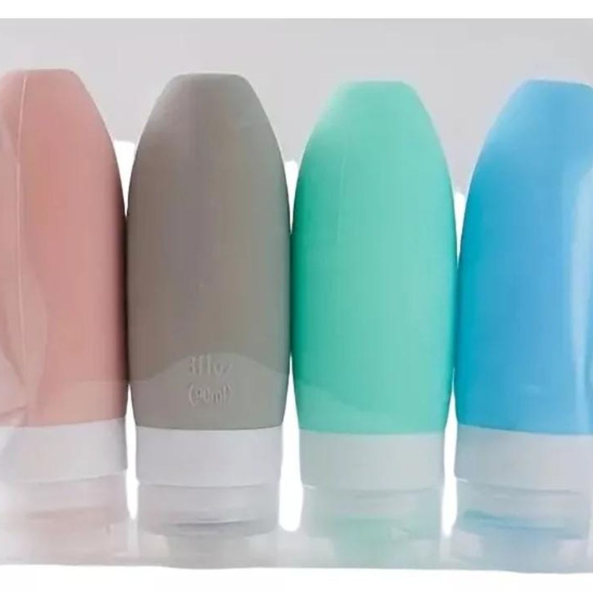 GENERICO - Pack 8 Dispensadores De Silicona Para Cremas Shampoo Viaje