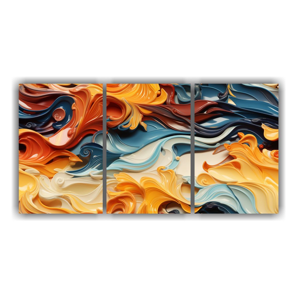 GENERICO - Pinturas Decorativas De Movimiento Refinado En Bastidor Con  240x120cm
