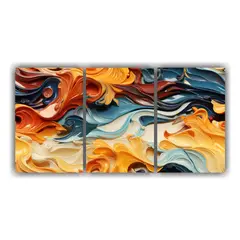 GENERICO - Pinturas Decorativas De Movimiento Refinado En Bastidor Con 240x120cm