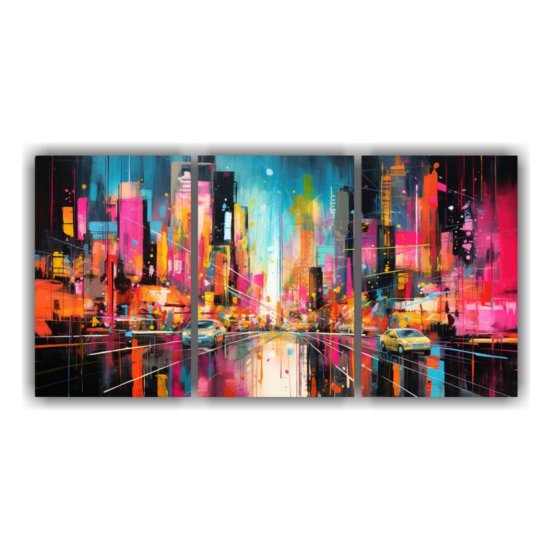 GENERICO - Pinturas Decorativas Conceptuales De Fusiones Impresionantes 240x120cm