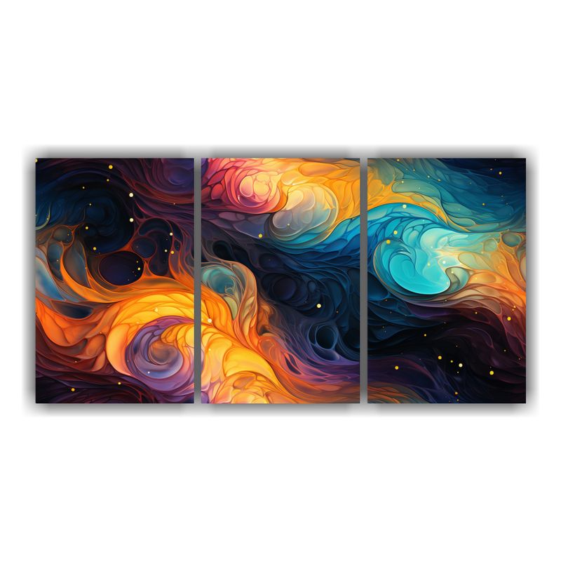 GENERICO - Composiciones Vintage Intensidad Swirl A Fluid Elipse Shape  240x120cm