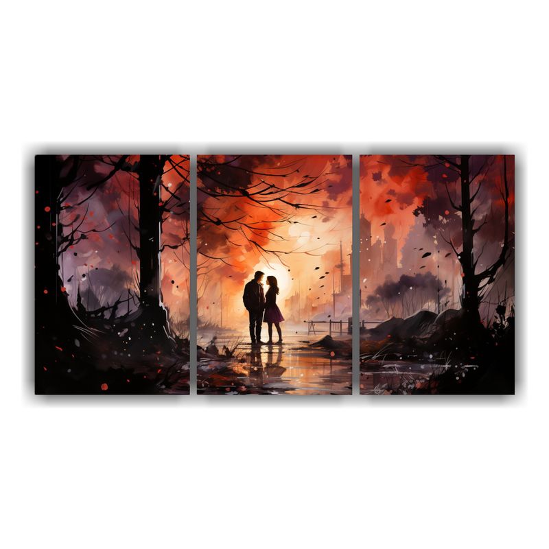 GENERICO - Cuadros Modernos Exuberantes The Night We Met En Bastidor Se 240x120cm