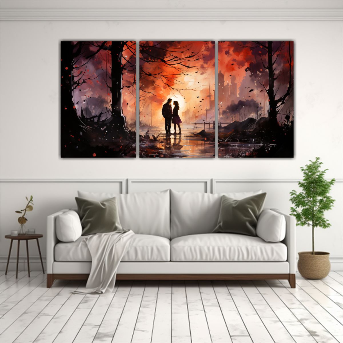 GENERICO - Cuadros Modernos Exuberantes The Night We Met En Bastidor Se 240x120cm
