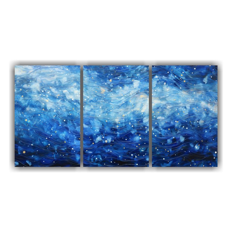 GENERICO - Pintura Decorativa Intensa En Estilo Puntillismo Luminoso De 240x120cm