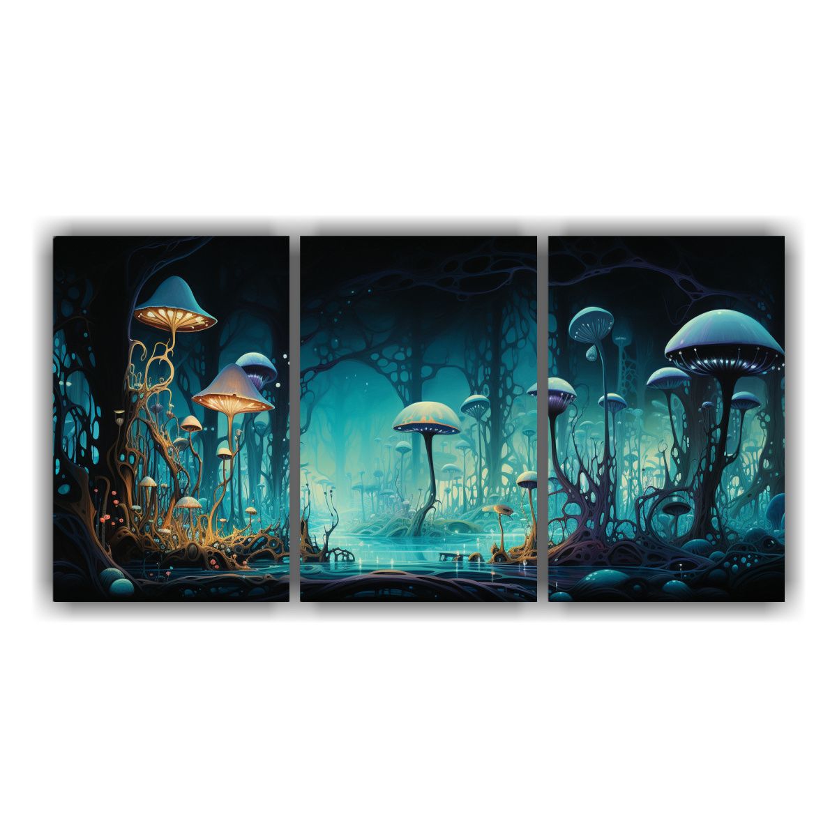 GENERICO - Cuadros Horizontal Enchanted Abstract Tales From A Magical F 240x120cm