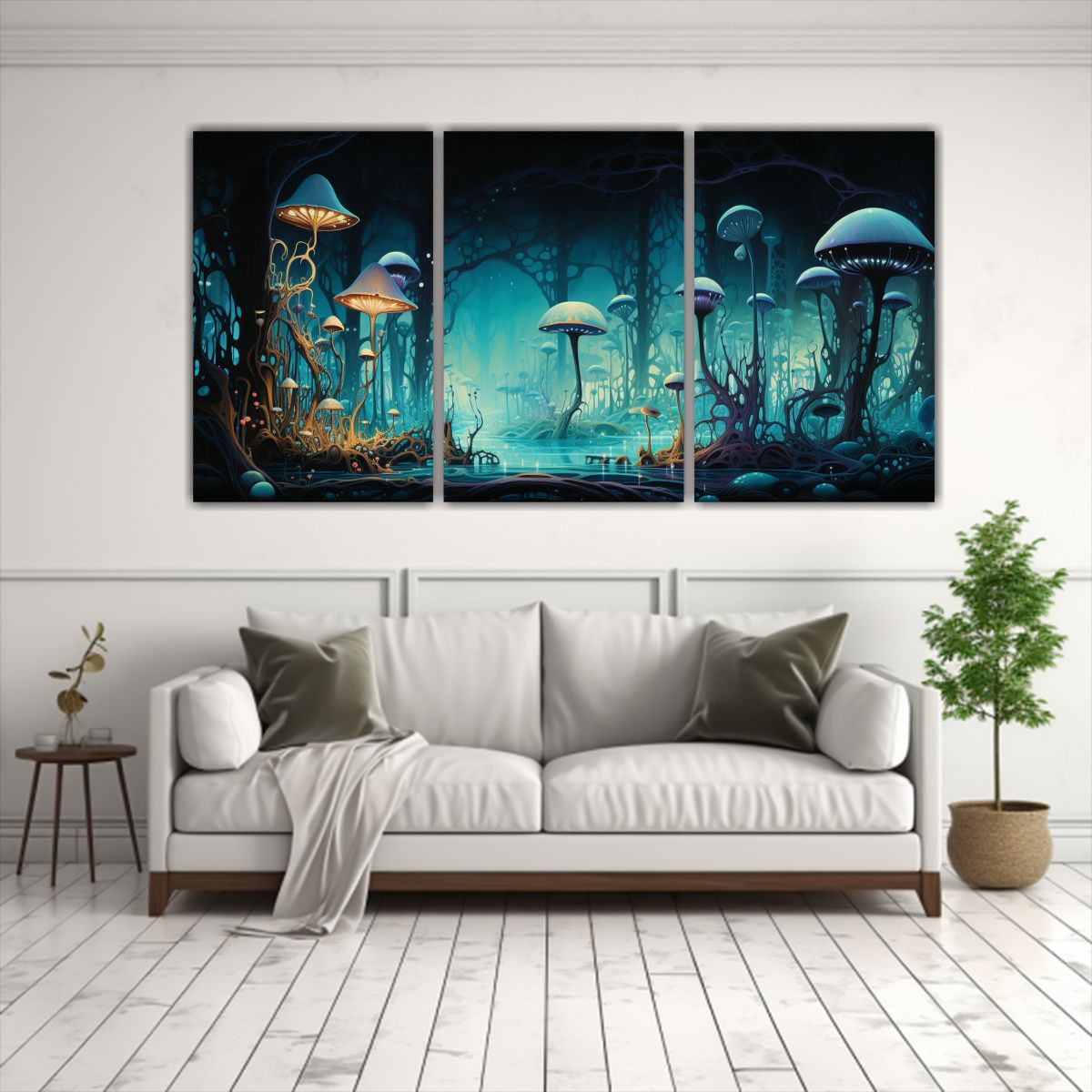 GENERICO - Cuadros Horizontal Enchanted Abstract Tales From A Magical F 240x120cm