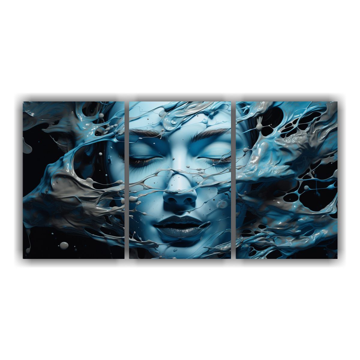 GENERICO - Pinturas Decorativas Estilo Digital Movimiento Intenso Plate 240x120cm