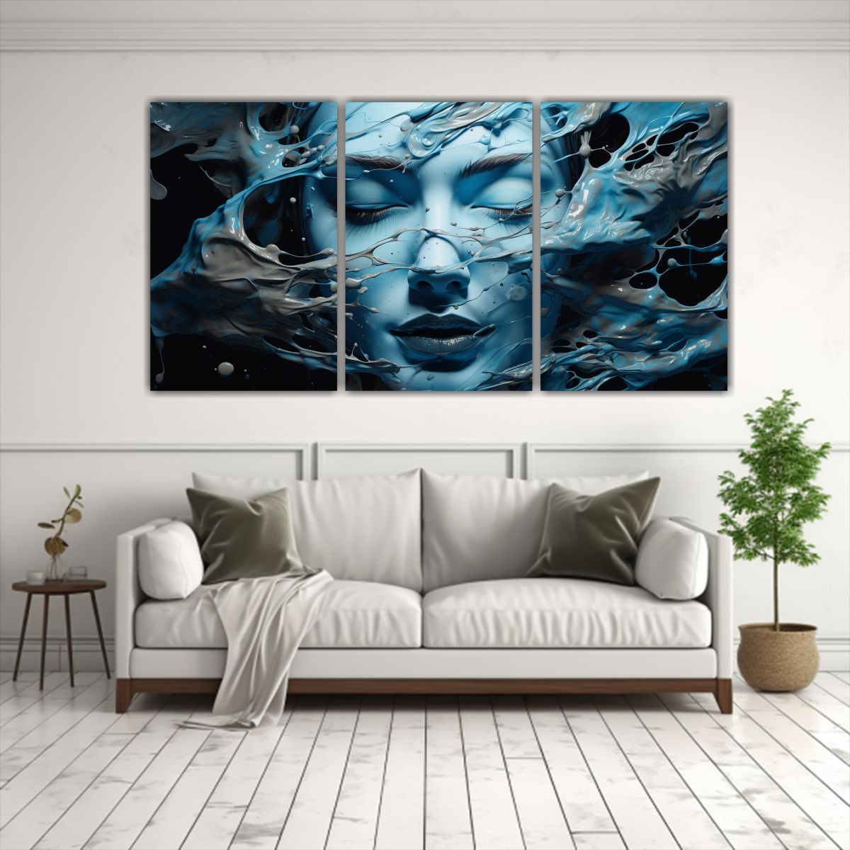 GENERICO - Pinturas Decorativas Estilo Digital Movimiento Intenso Plate 240x120cm