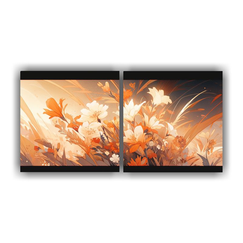 GENERICO - Pinturas Decorativas Estilo Galería, Naturaleza Viva, Color 160x80cm