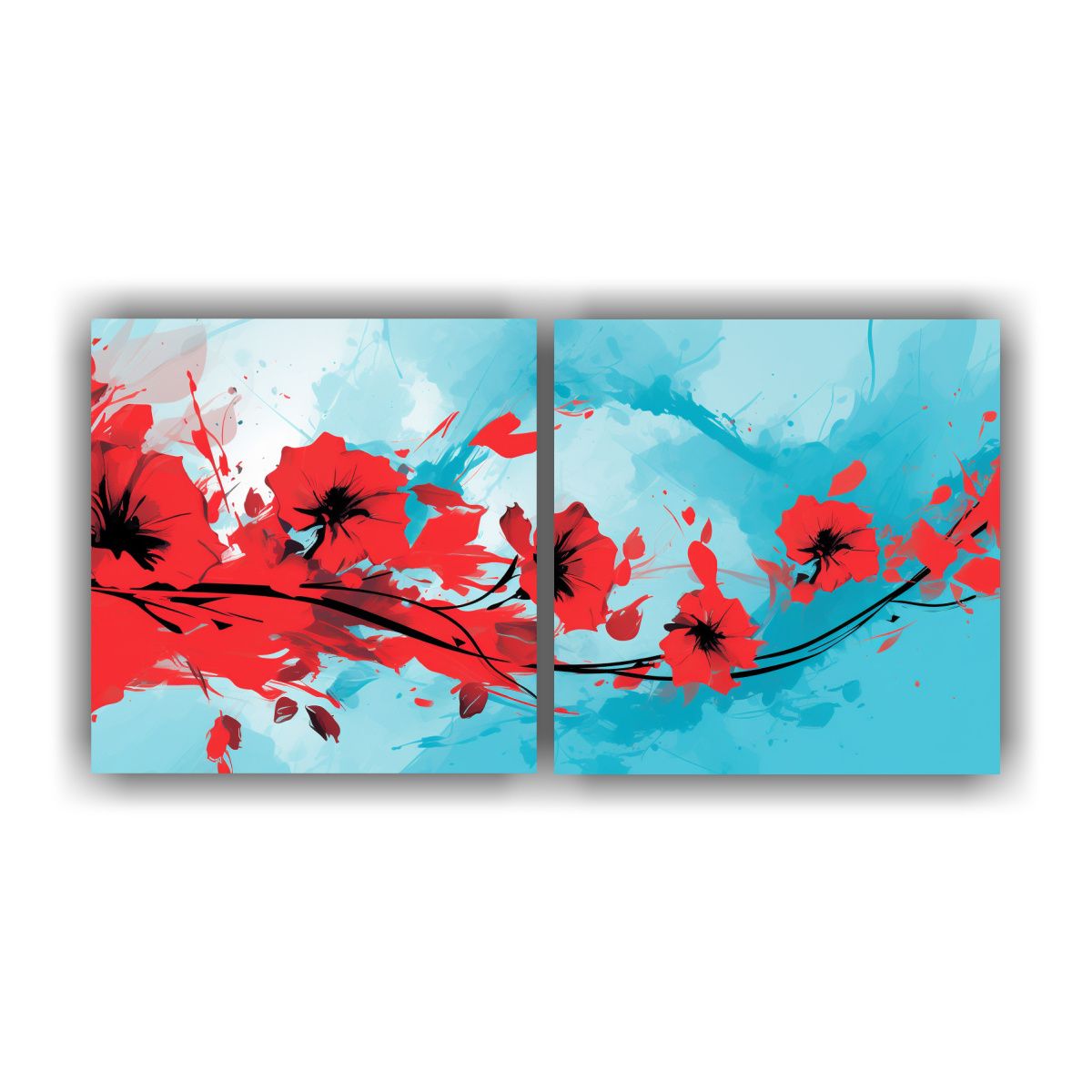 GENERICO - Cuadros Decorativos Con Atmósfera Neonoir En Los Colores Ro 160x80cm