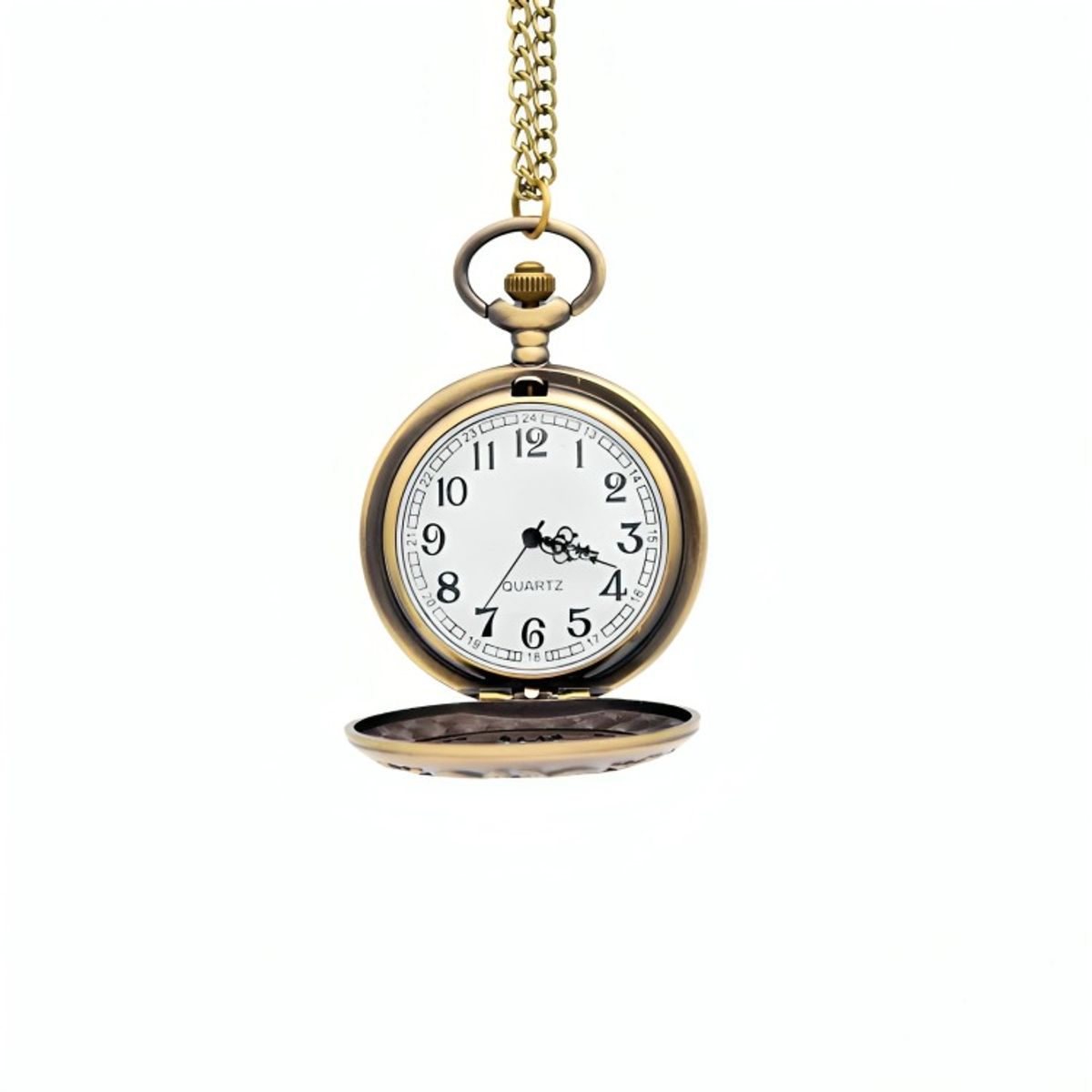 OEM - Reloj De Bolsillo Metálico Retro Dad