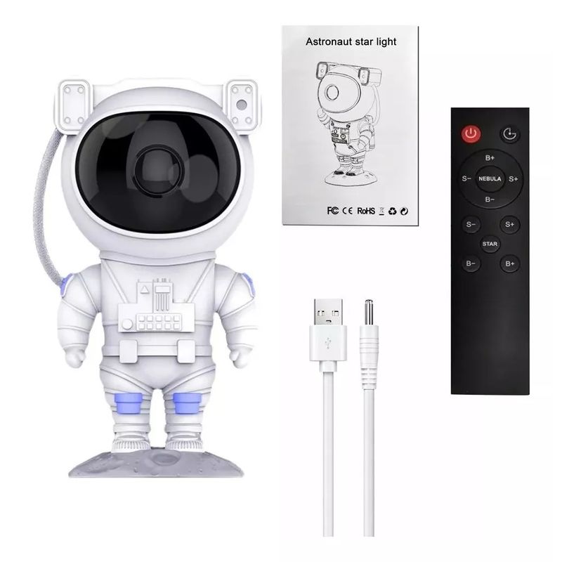GENERICO - Lámpara  decorativa astronauta proyector