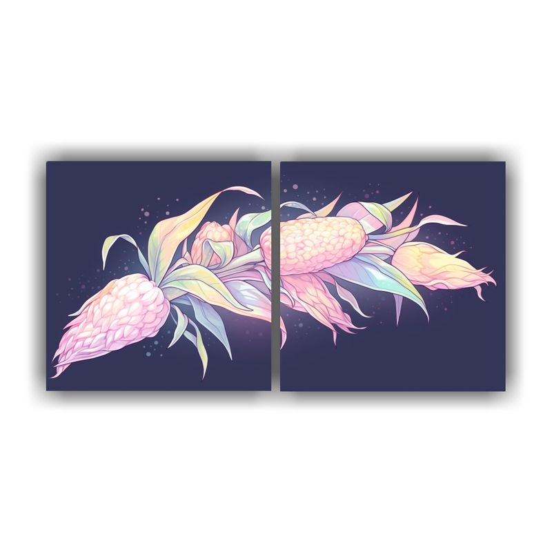 GENERICO - Cuadros Decorativos Armonía Cromática A Maíz En Colores P 160x80cm