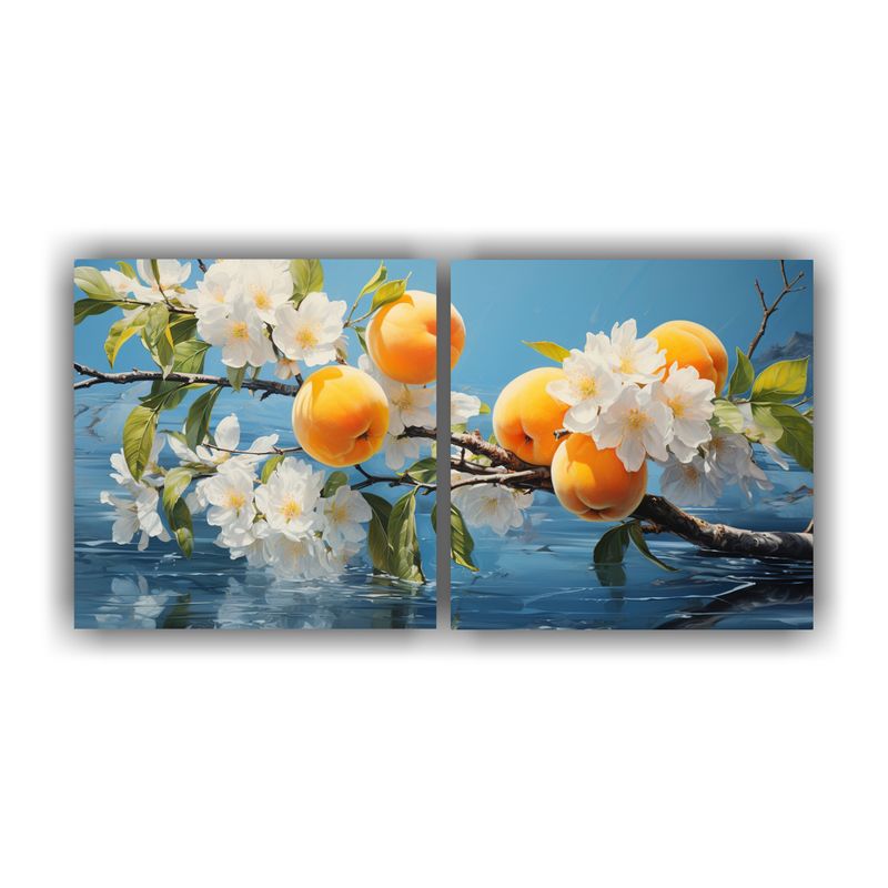 GENERICO - Pintura Abstracta Estilo Galería De Un árbol De Mango En C 160x80cm