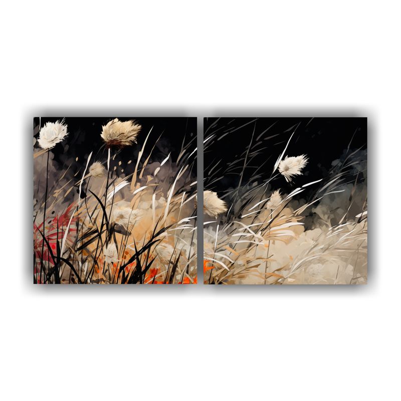 GENERICO - Cuadro Hermoso Para Oficina Granos De Arroz En Colores Suave 160x80cm