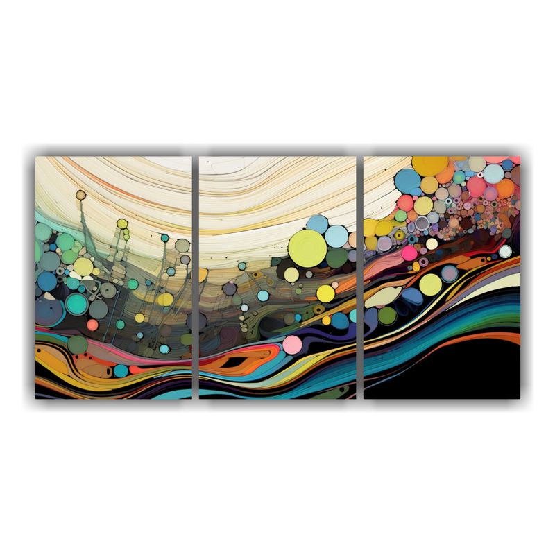 GENERICO - Pinturas Decorativas Con Detalles Intrincados Inspirados En  240x120cm
