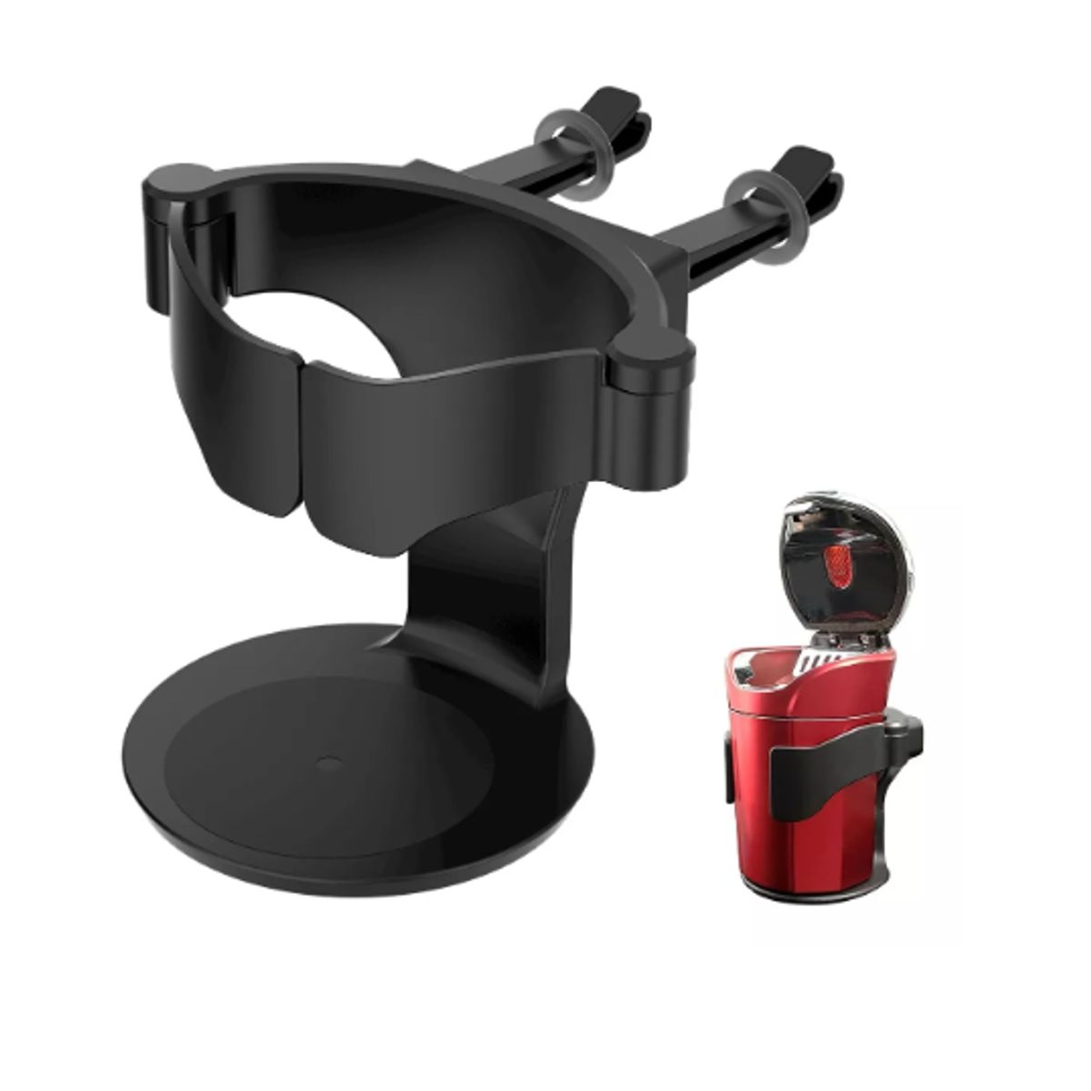 GENERICO - Porta Vaso Porta Bebidas Auto Universal En Rejilla De Aire