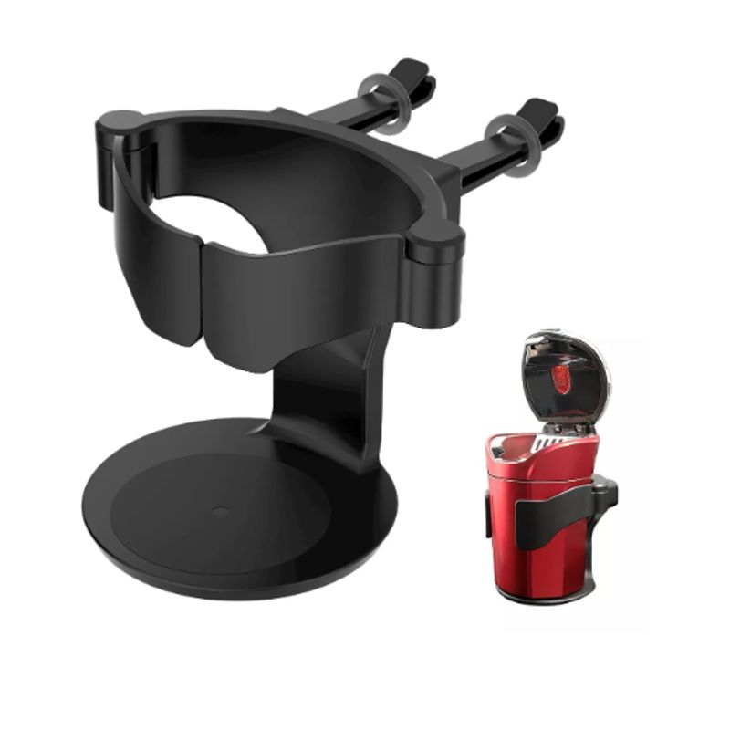 GENERICO - Porta Vaso Porta Bebidas Auto Universal En Rejilla De Aire