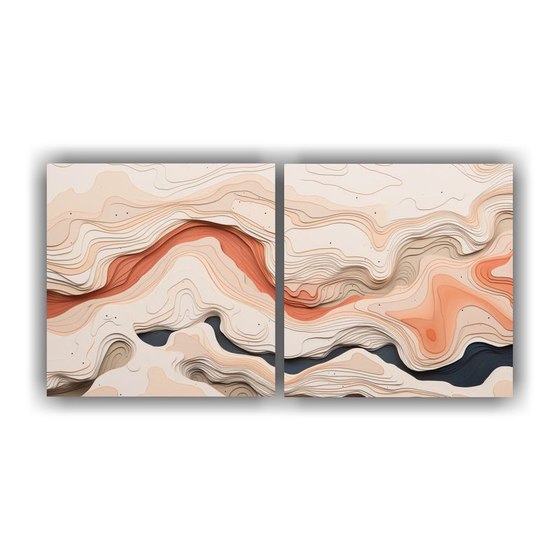 GENERICO - Pinturas Decorativas De Equilibrio Visual En Terrenos Descon 160x80cm
