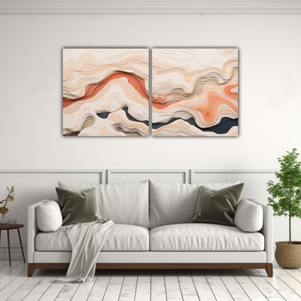 GENERICO - Pinturas Decorativas De Equilibrio Visual En Terrenos Descon 160x80cm
