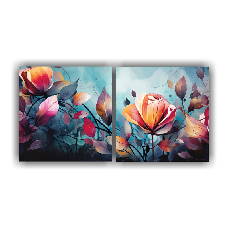 GENERICO - Pinturas Decorativas Con Diseño En Estilo Medio, Colores Ap 160x80cm