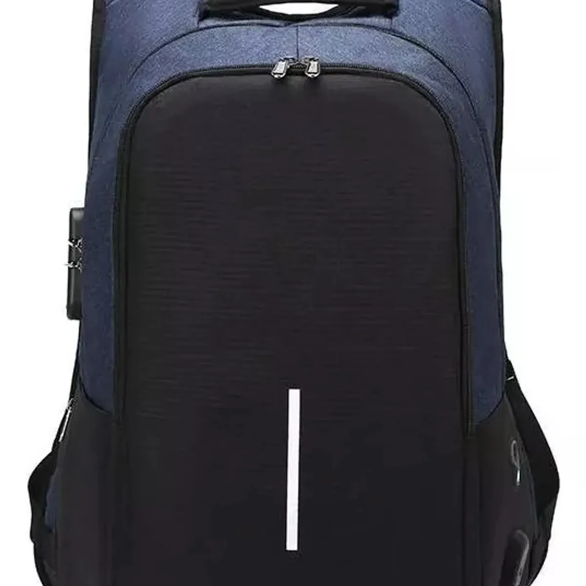 GENERICO - Mochila Ejecutiva Usb Porta Notebook Y Candado Gris