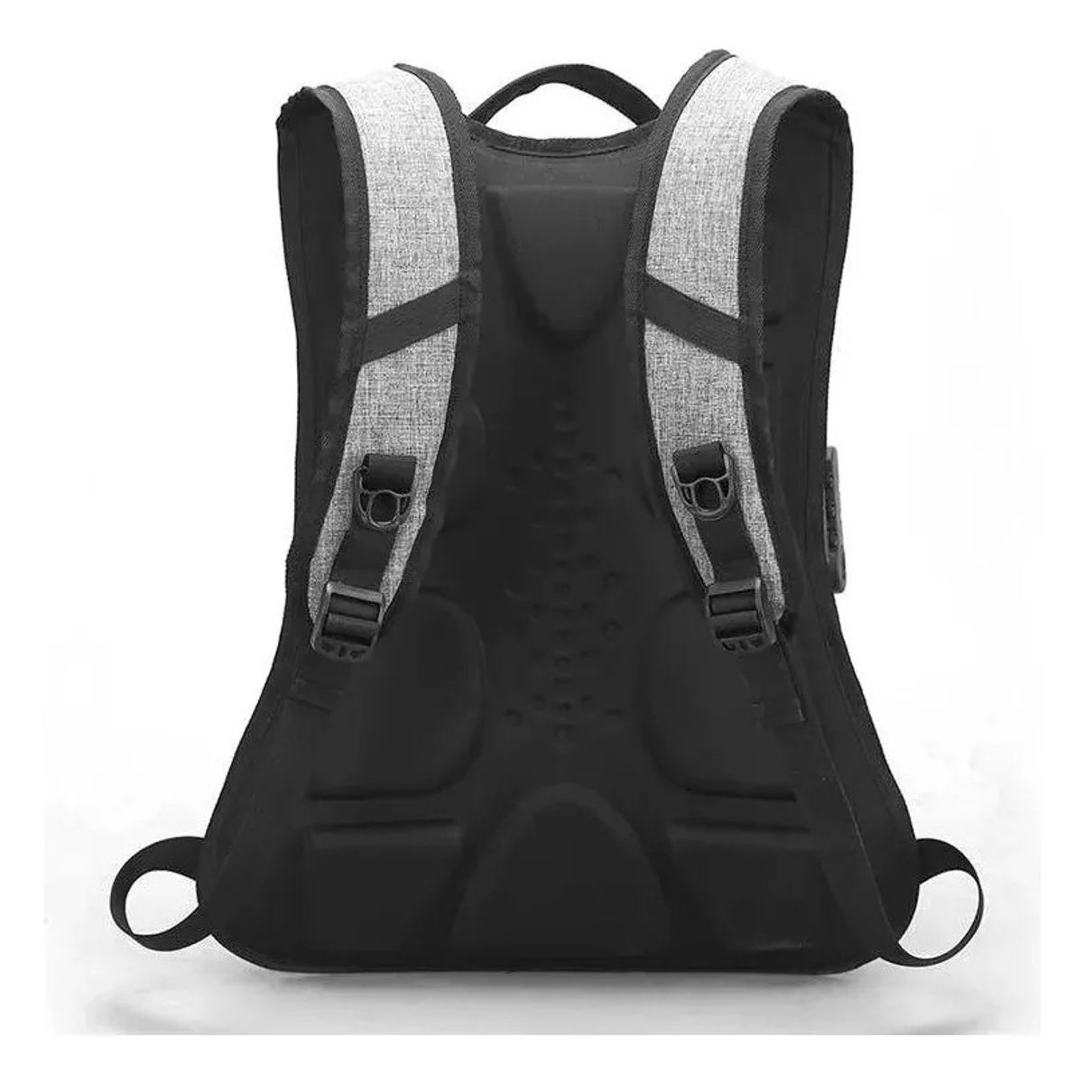 GENERICO - Mochila Ejecutiva Usb Porta Notebook Y Candado Gris